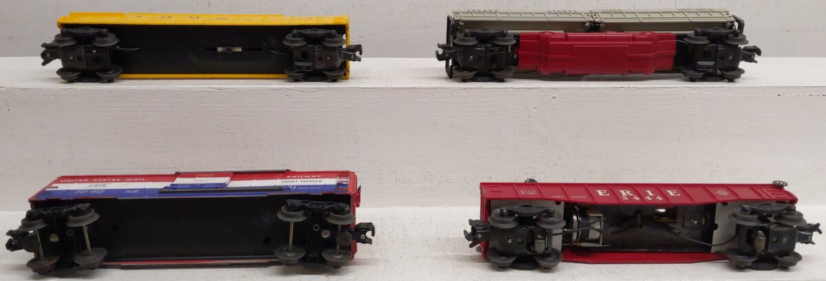 Lionel O Gauge Vintage Freight Cars; 356250, 3444, 6428, 335955, [4] VG