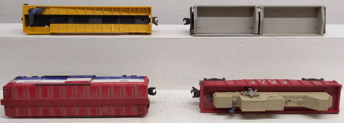 Lionel O Gauge Vintage Freight Cars; 356250, 3444, 6428, 335955, [4] VG