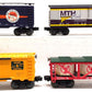 Lionel & MTH Assorted O Gauge Freight Cars [4] EX