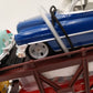MTH 30-7628 O Gauge Auto Carrier Flatcar with 4 Ertl Cars #4952 EX/Box