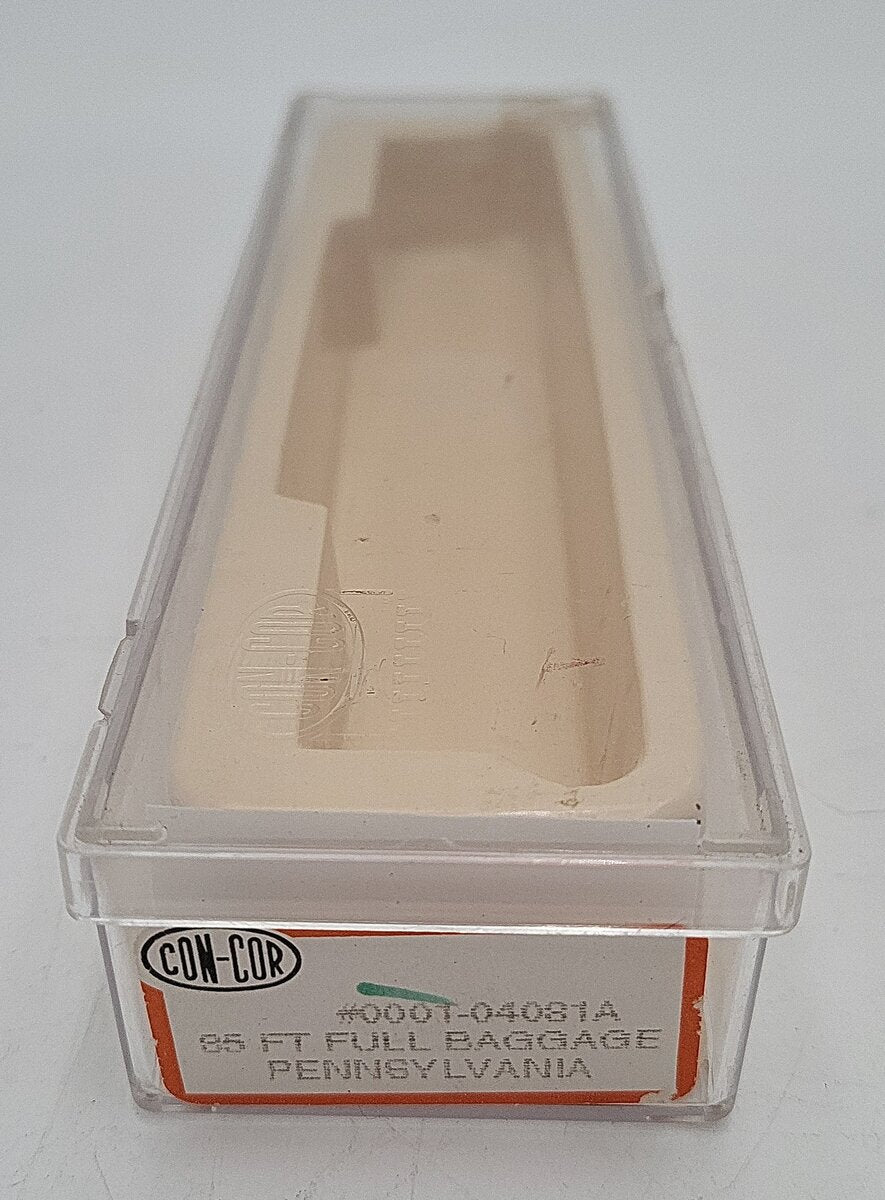 Con-Cor 0001-04081A N Pennsylvania Smooth-Side Full Baggage Car EX/Box