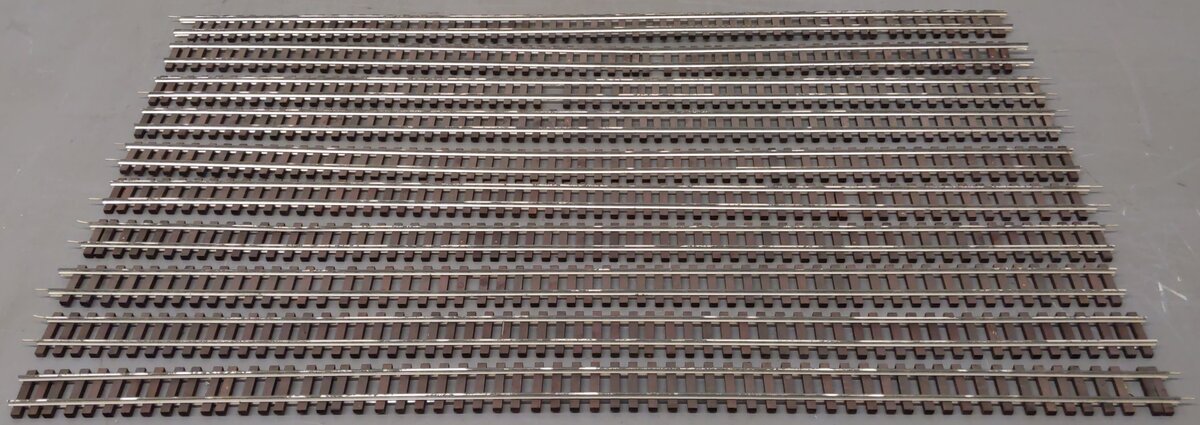 S Scale Assorted Custom Cut Straight Track Sections [10]