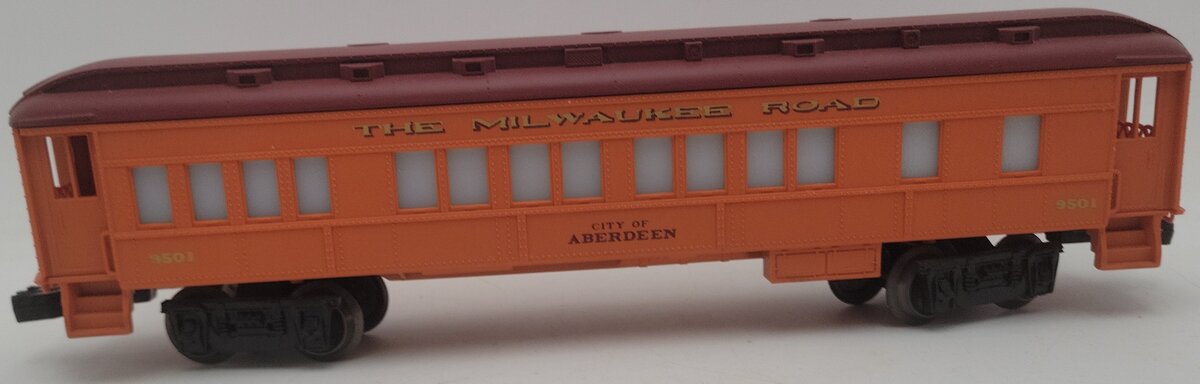 Lionel 6-9501 O Gauge Milwaukee Road Aberdeen Passenger Car EX/Box