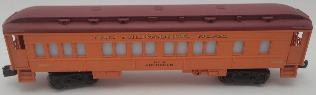 Lionel 6-9501 O Gauge Milwaukee Road Aberdeen Passenger Car EX/Box