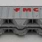 Con-Cor 0001-001766 N Scale FMC Chemicals 47' 3-Bay Covered Hopper #45077 LN/Box