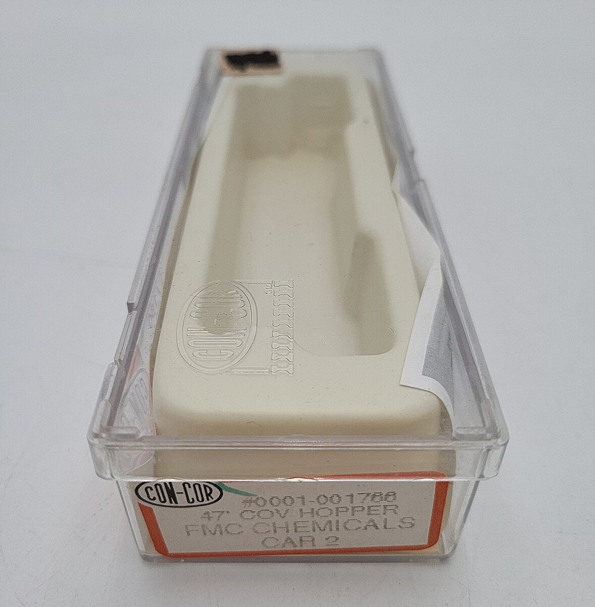 Con-Cor 0001-001766 N Scale FMC Chemicals 47' 3-Bay Covered Hopper #45077 LN/Box