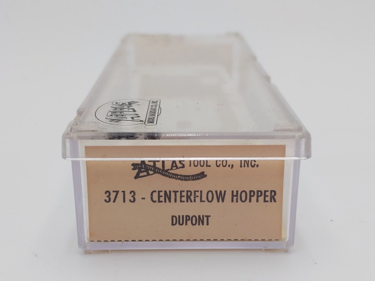 Atlas 3713 N Scale Dupont ACF Centerflow 4 Bay Covered Hopper #36025 LN/Box