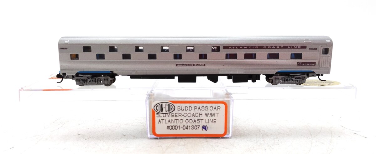 Con-Cor 01-041307-4 N ACL Budd 24-8 Slumbercoach Car w/ Lighting EX/Box