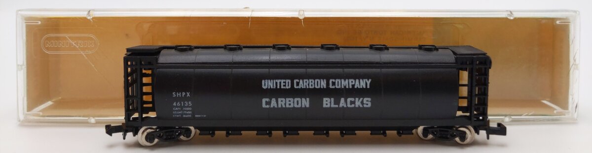 Trix 3122 N Scale SHPX United Carbon Company Centerflow Cylindrical Hopper#46135 LN/Box