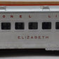 Lionel 2435 Vintage O Lionel Lines Illuminated Elizabeth Passenger Car VG/Box