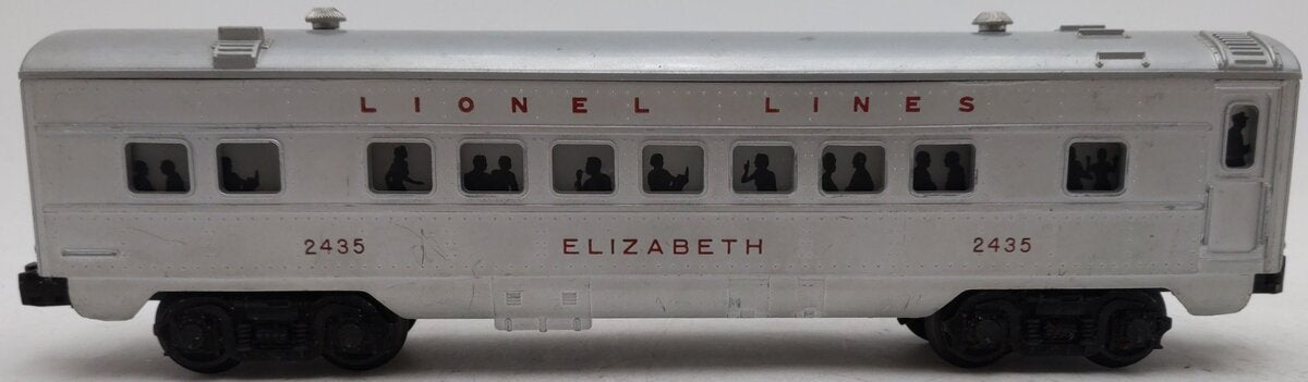 Lionel 2435 Vintage O Lionel Lines Illuminated Elizabeth Passenger Car VG/Box