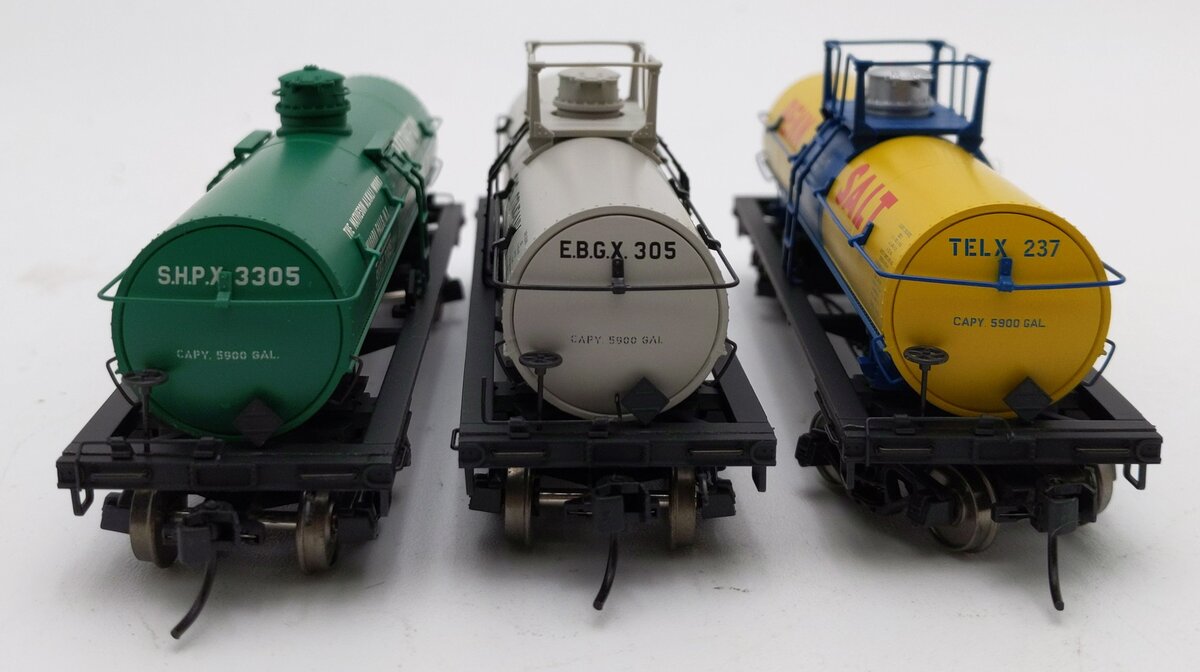 Trix 24908 HO Scale Matheison, Electro Bleaching, Penn Salt Single Dome Tank Car EX/Box