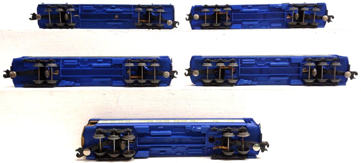 Lionel O Gauge "The Blue Comet" 5 Passenger Car Set - Custom