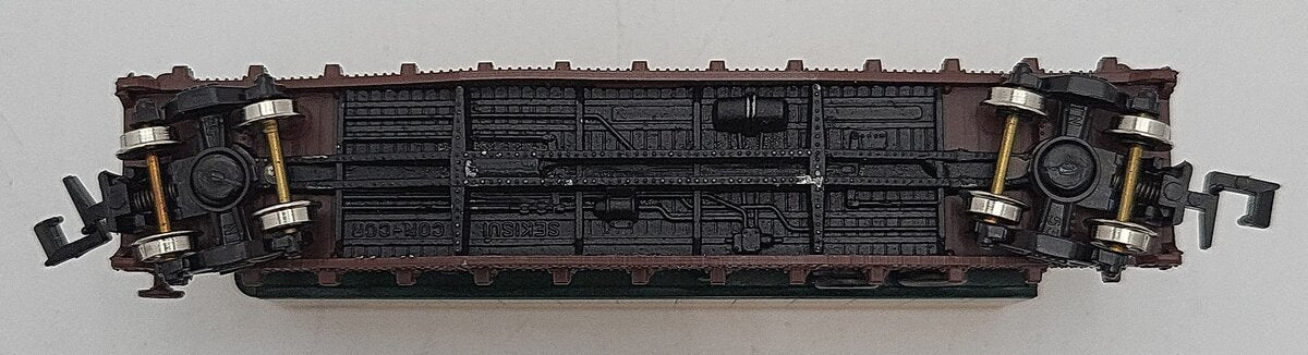 Con-Cor 0001-01205Q N Scale Chicago and Northwestern Flatcar w/ Trailer #4270 EX/Box