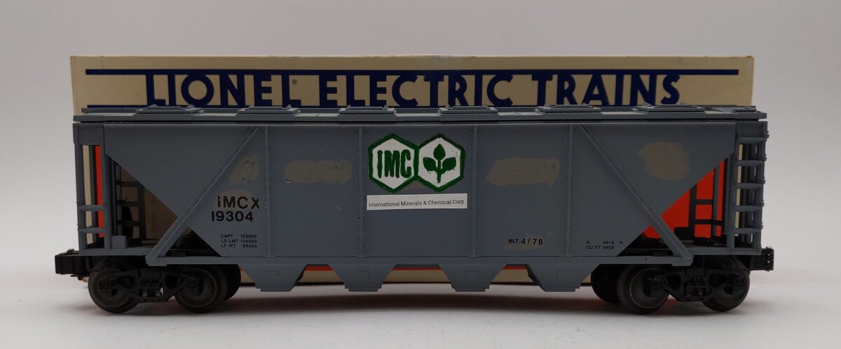 Lionel 6-19304 O Gauge Great Northern Covered Quad Hopper Car #19304/Box