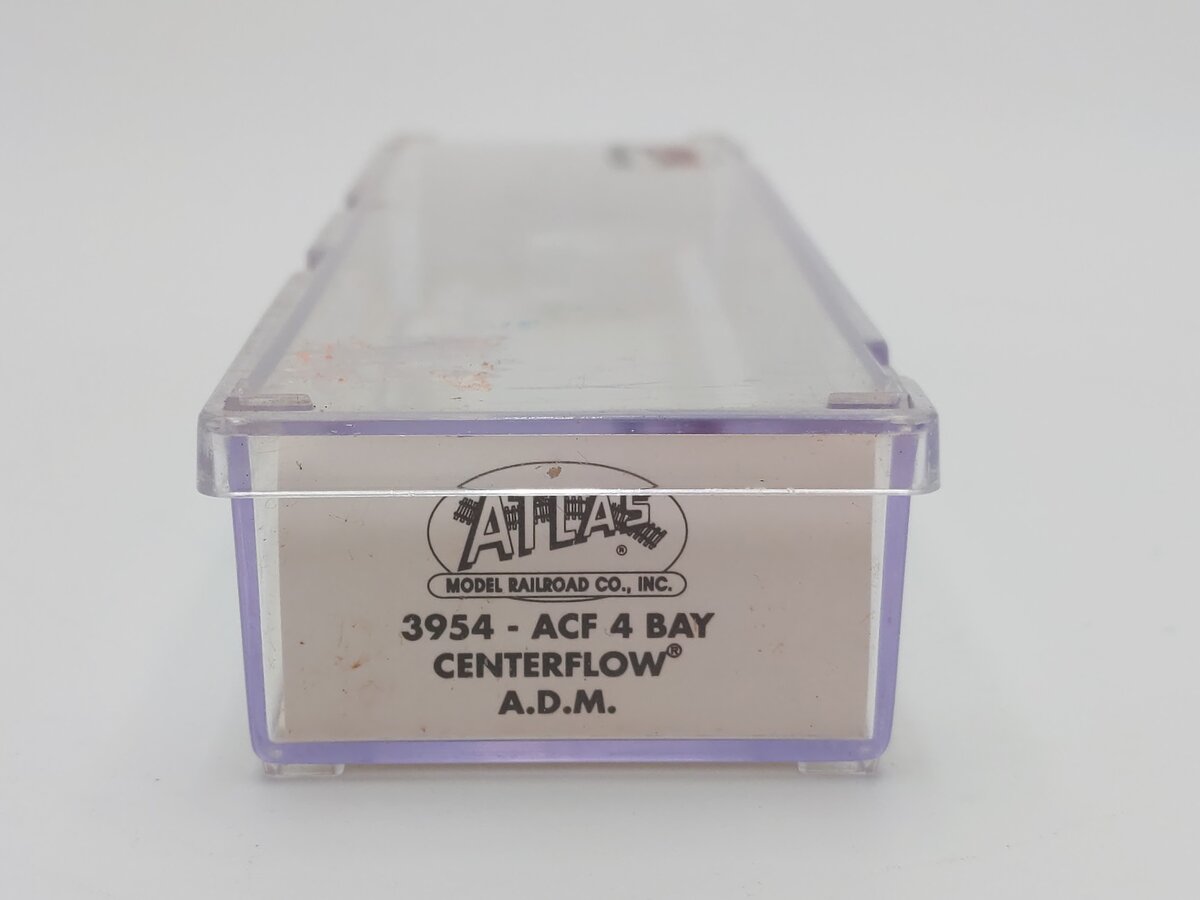 Atlas 3954 N Scale ACF A.D.M. 4 Bay Centerflow Hopper #85130 EX/Box