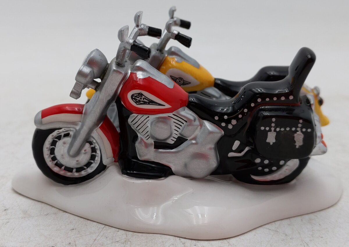 Dept 56 54900 Harley-Davidson Fat Boy & Softail EX/Box