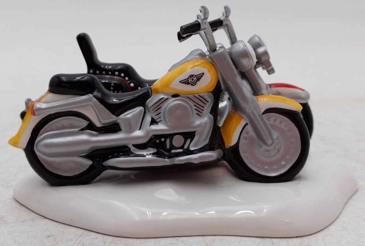 Dept 56 54900 Harley-Davidson Fat Boy & Softail EX/Box