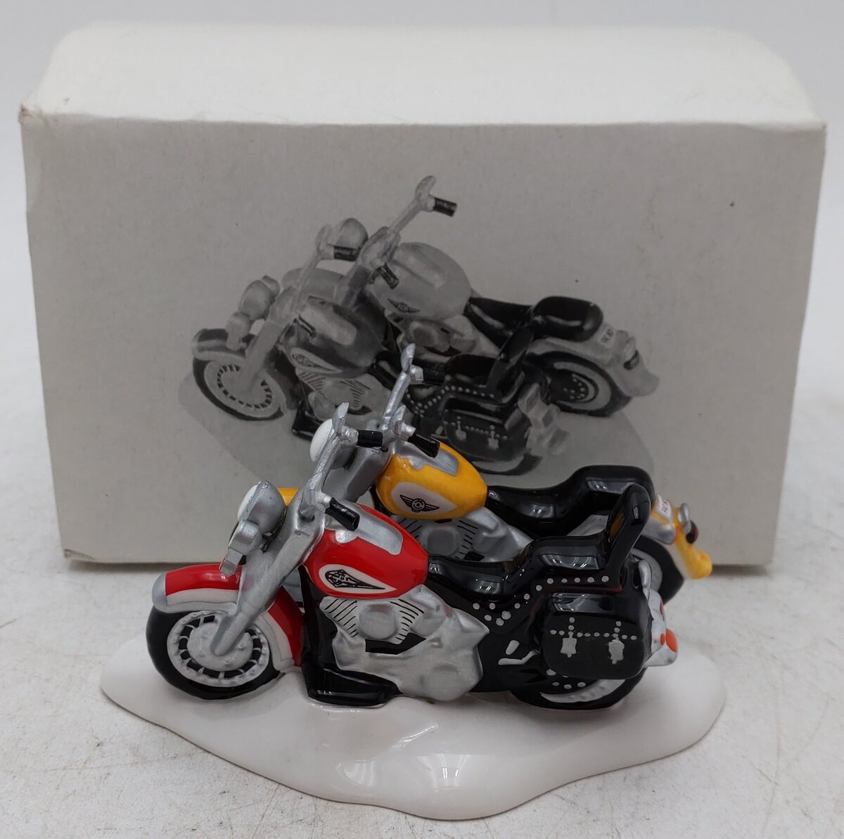 Dept 56 54900 Harley-Davidson Fat Boy & Softail EX/Box