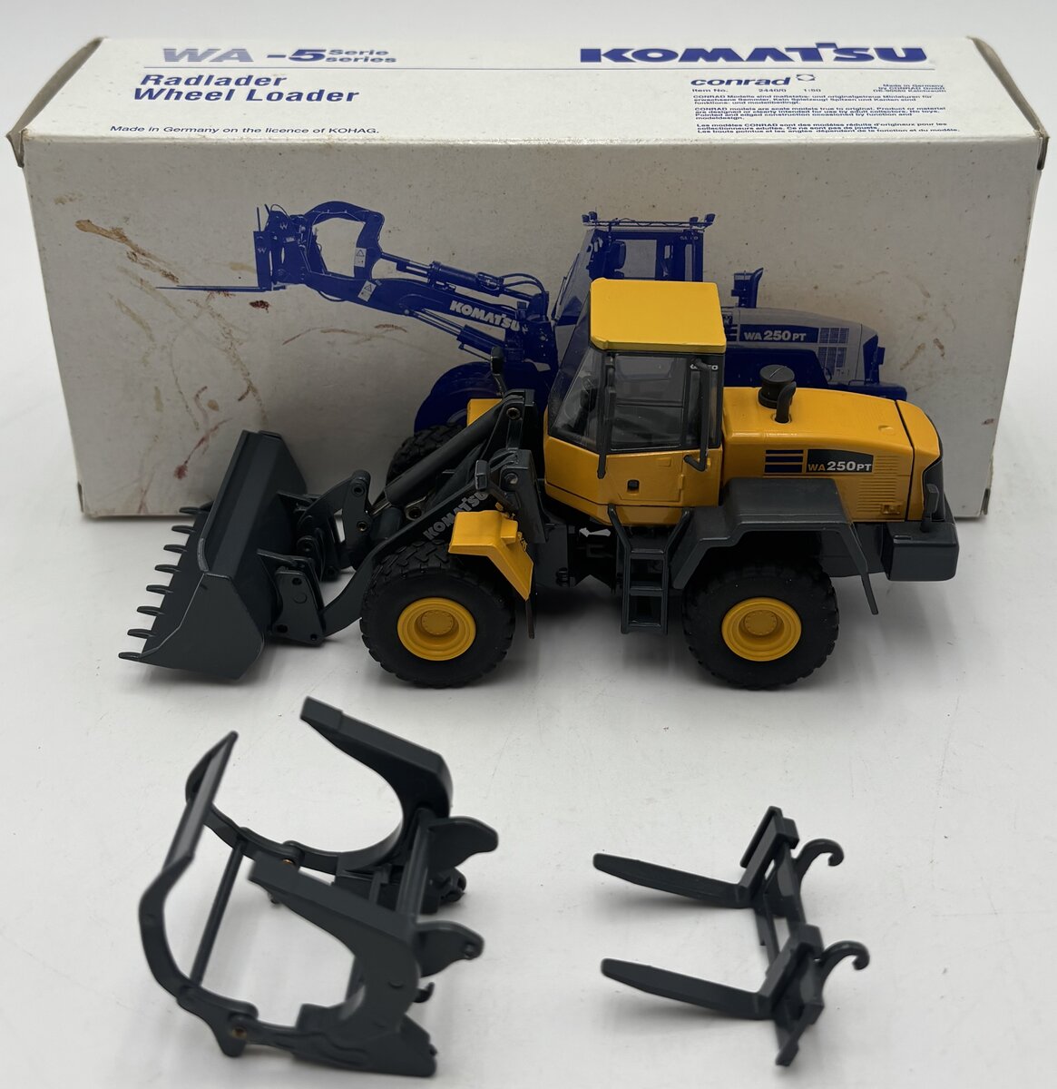 Conrad 2440 1:50 Komatsu WA 250 PT-5 Wheel Loader LN/Box