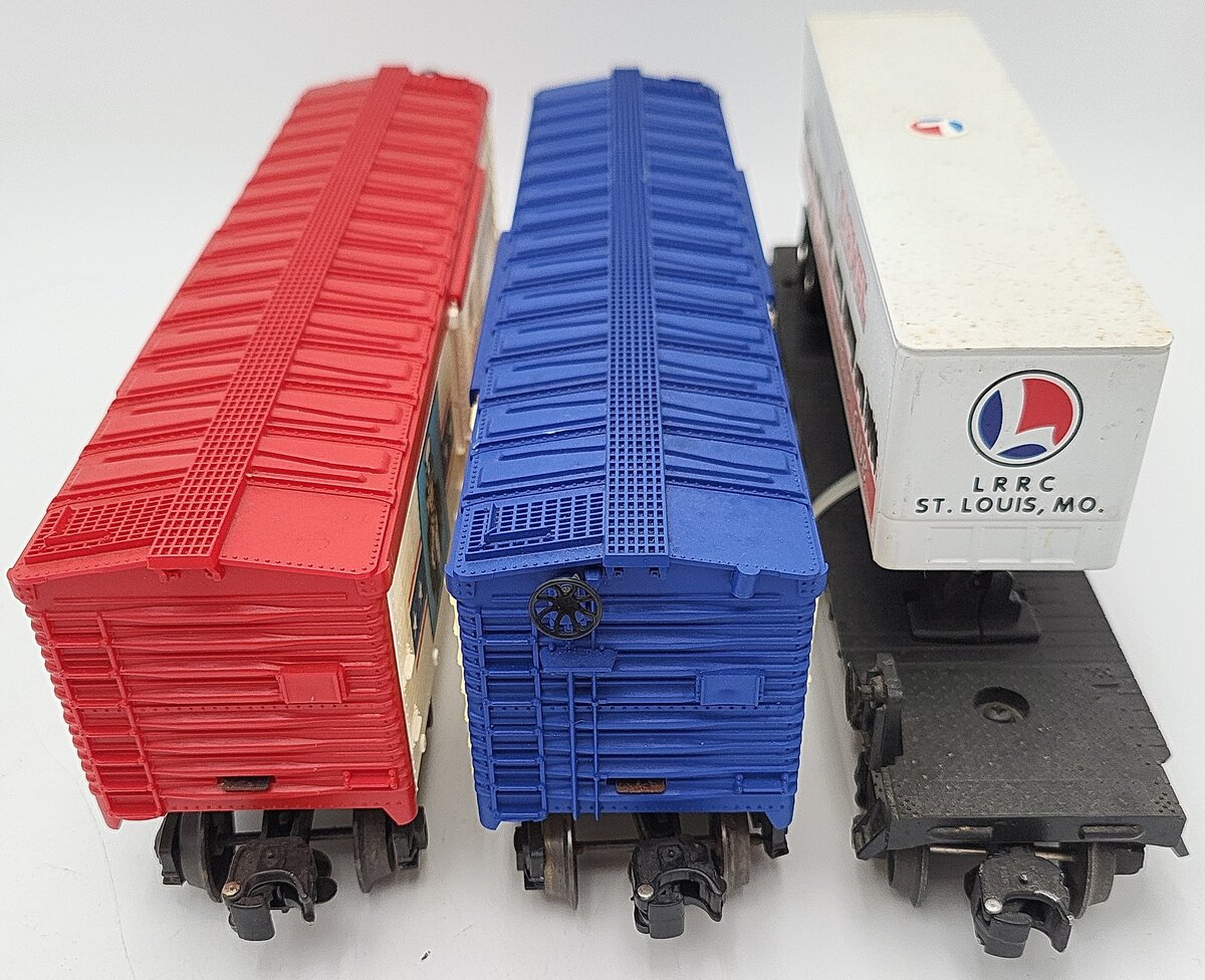 Lionel O Gauge Assorted Freight Cars: 52099, 7601, 7700 [3] VG