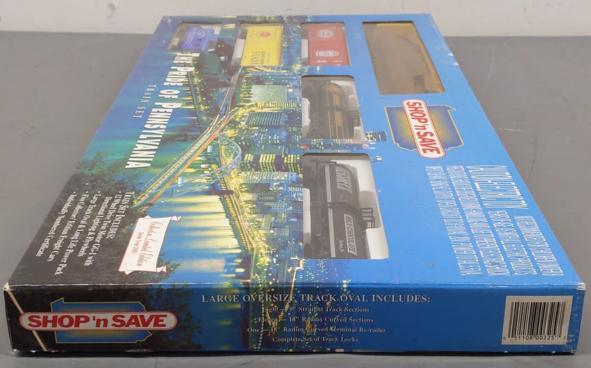 Shop N' Save 2000 HO Train set pride of Pennsylvania Islay's Car GG-1 Set MT/Box