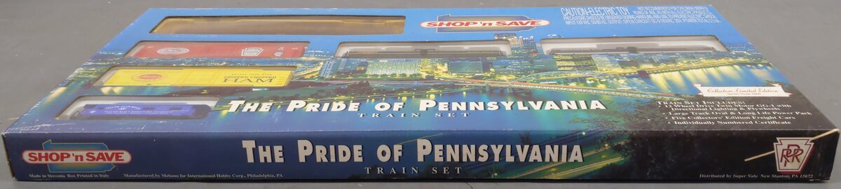 Shop N' Save 2000 HO Train set pride of Pennsylvania Islay's Car GG-1 Set MT/Box