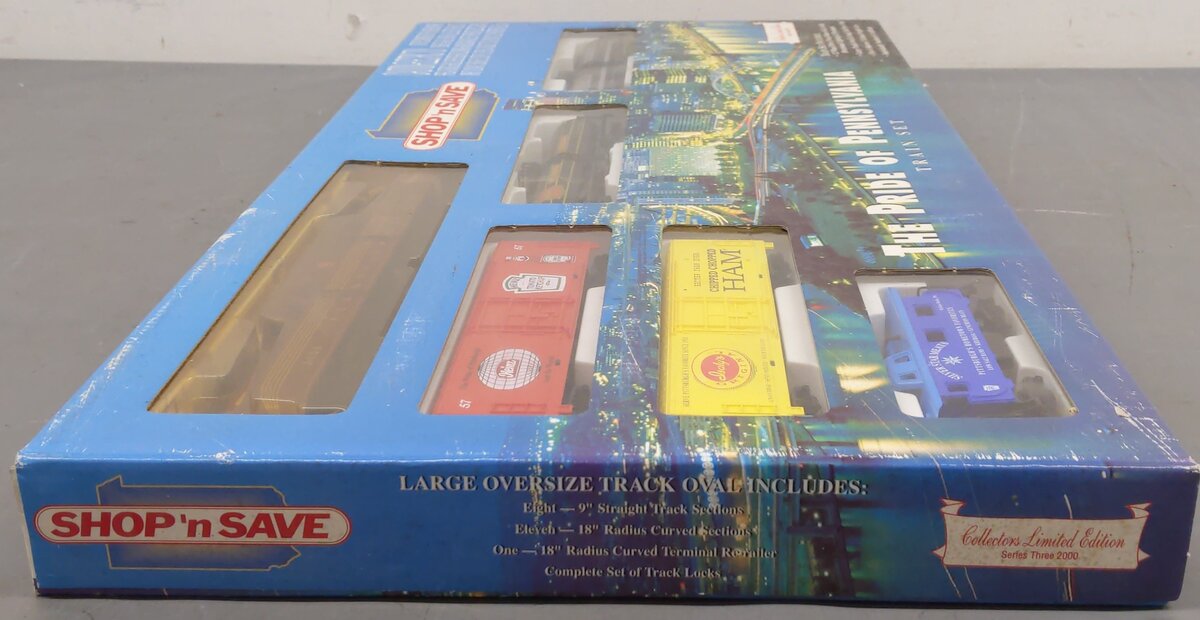 Shop N' Save 2000 HO Train set pride of Pennsylvania Islay's Car GG-1 Set MT/Box