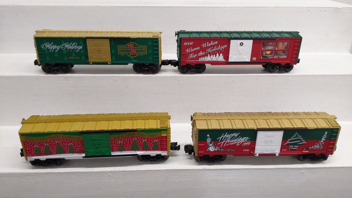 Lionel O Gauge Freight Cars: 9700, 25061, 25008 [4] EX