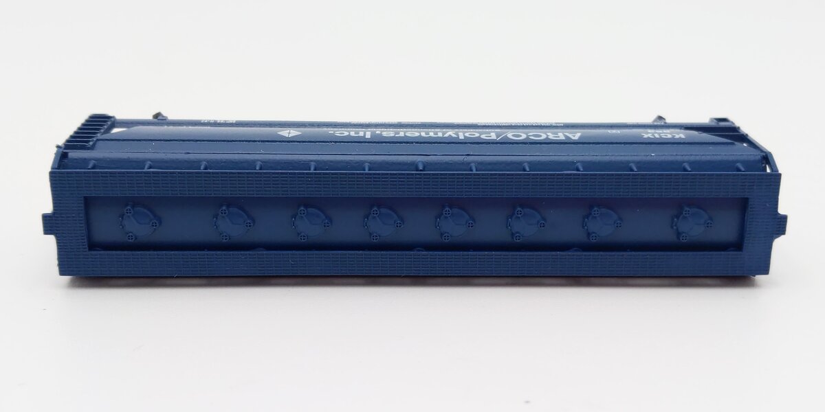 Atlas 3717 N ARCO Polymers Hopper 56' 4-Bay ACF Centerflow Covered Hopper #963 EX/Box