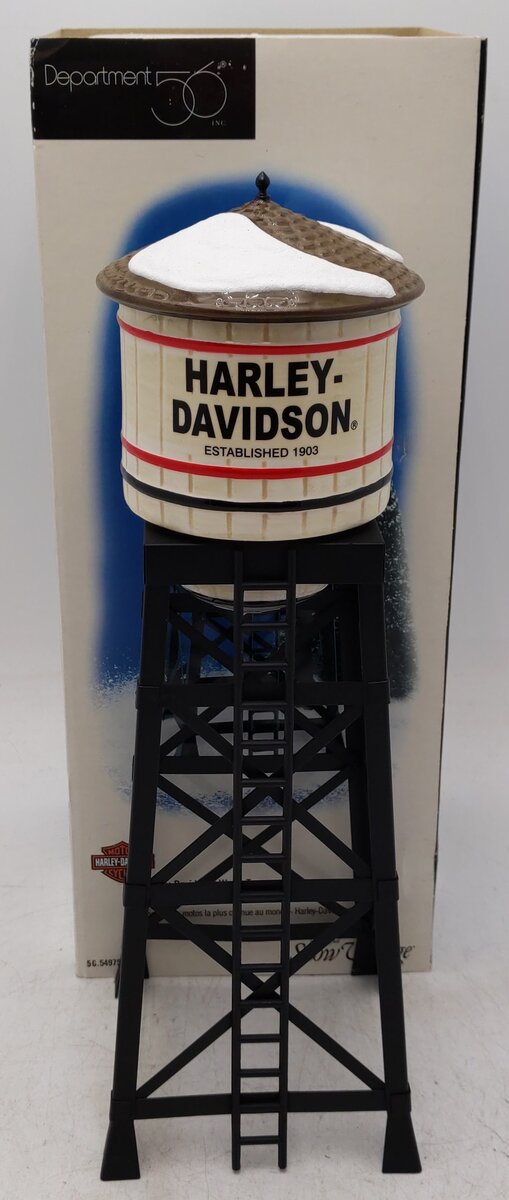 Dept 56 54975 Harley-Davidson Water Tower EX/Box