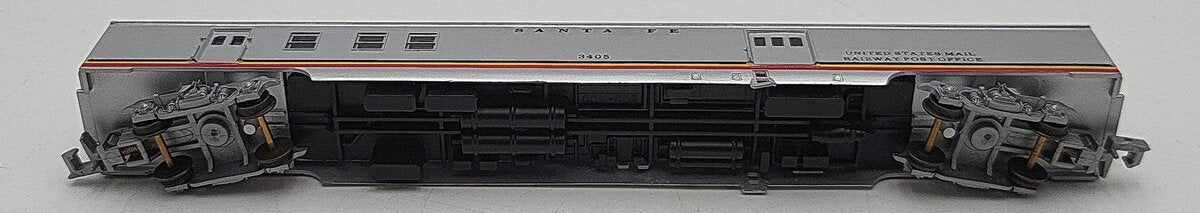 Con-Cor 0001-04021G N Scale Santa Fe RPO Baggage Car #3405 EX/Box