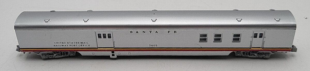 Con-Cor 0001-04021G N Scale Santa Fe RPO Baggage Car #3405 EX/Box