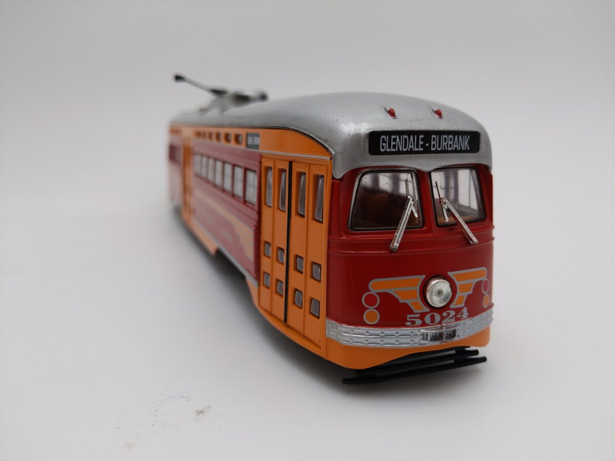Corgi 55006 1:50 Diecast Pacific Electric Non Motorized PCC Streetcar EX/Box