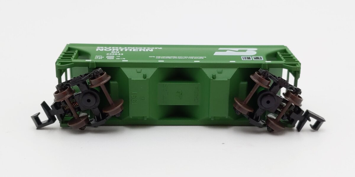 Atlas 39031 N Scale Burlington Northern ACF 2-Bay Centerflow Hopper #435643 LN/Box