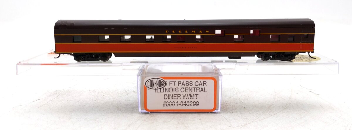 Con-Cor 0001-040299 N 85' Illinois Central Diner Car 