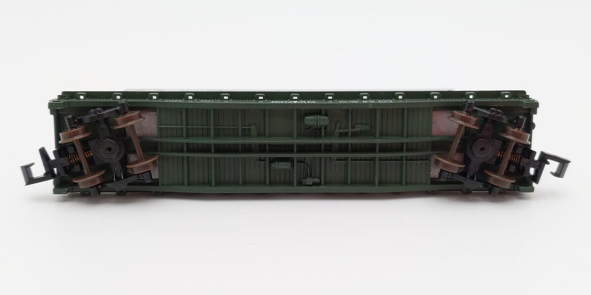 Atlas 37801 N Scale BC Rail Piggyback Flat w/40' Trailer #7041 EX/Box