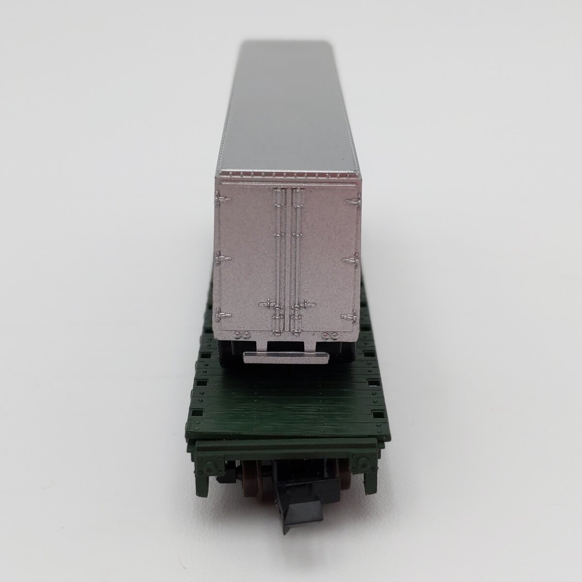 Atlas 37801 N Scale BC Rail Piggyback Flat w/40' Trailer #7041 EX/Box