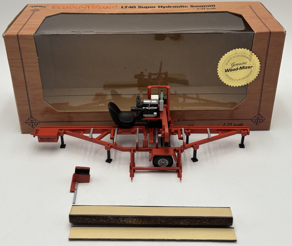 Wood-Mizer 1997 1:25 Scale Diecast LT40 Super Hydraulic Sawmill LN/Box