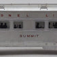 Lionel 2436 Vintage O Lionel Lines Illuminated Summit Observation Car VG/Box