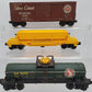 Lionel O Gauge Assorted Freight Cars: 6304, 9311, 19599 [3] VG