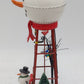 Dept 56 800013N Village Accessories "Snowman Watertower" Ceramic Figurine EX/Box