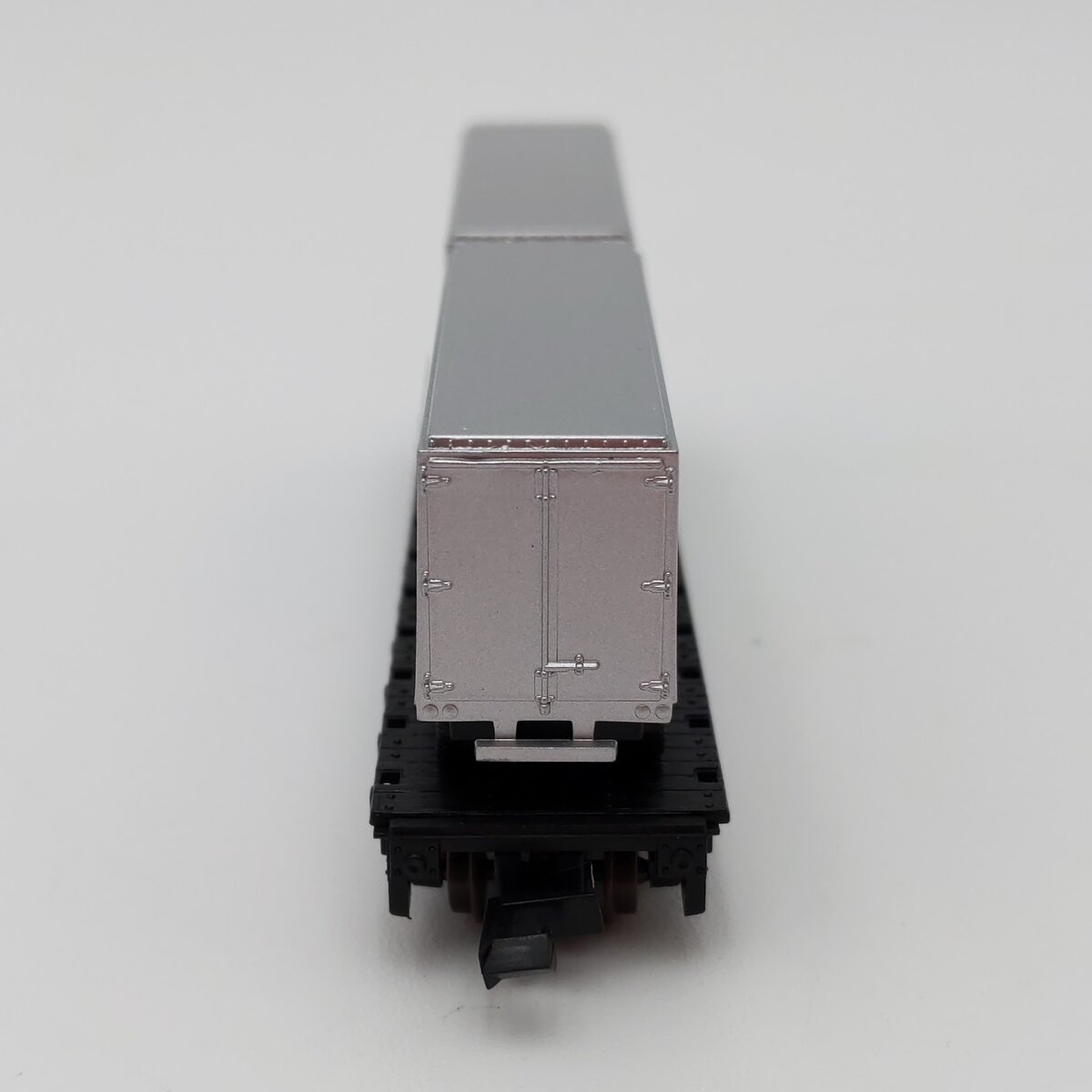 Atlas 37481 N Scale Denver & Rio Grande Piggyback Flatcar w/ 24' Trailers #22335 EX/Box