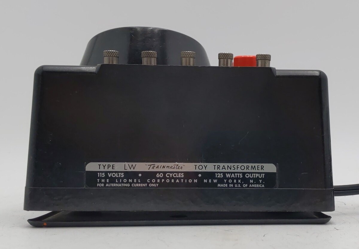 Lionel LW O Vintage Trainmaster 125 Watt Transformer with Whistle EX