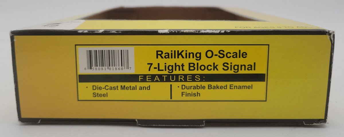 MTH 30-11013 O Gauge 7-Light Block Signal EX/Box