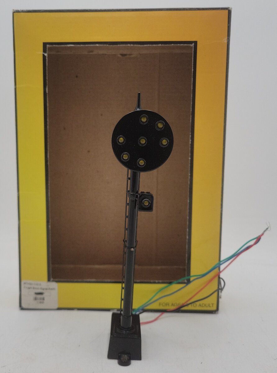 MTH 30-11013 O Gauge 7-Light Block Signal EX/Box