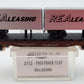 Atlas 3752 N Scale REA Leasing Piggyback Flat Car w/ two 24' Trailers #475458 EX/Box
