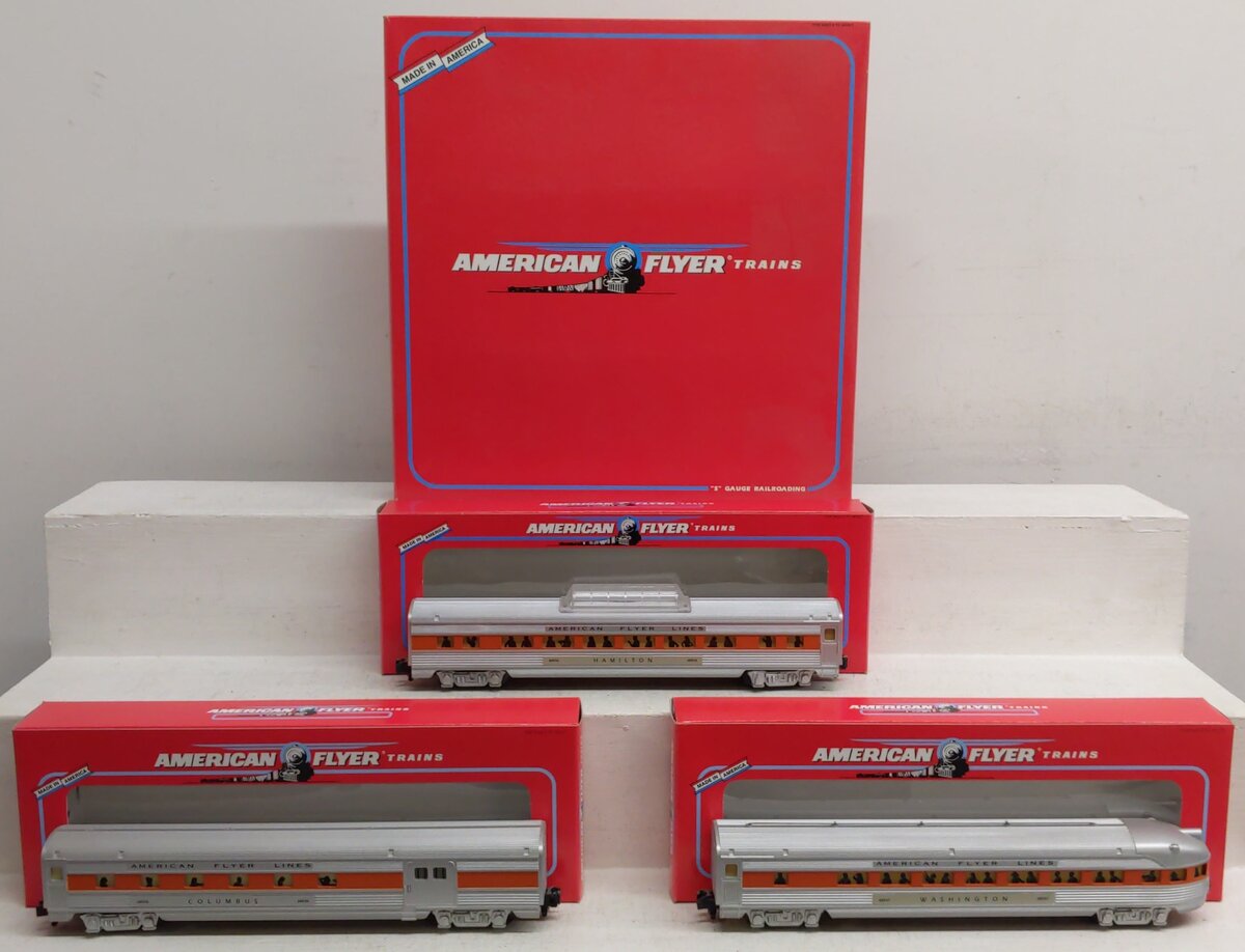 American Flyer 6-49605 S Gauge New Haven Passenger Cars (Set of 3) VG/Box