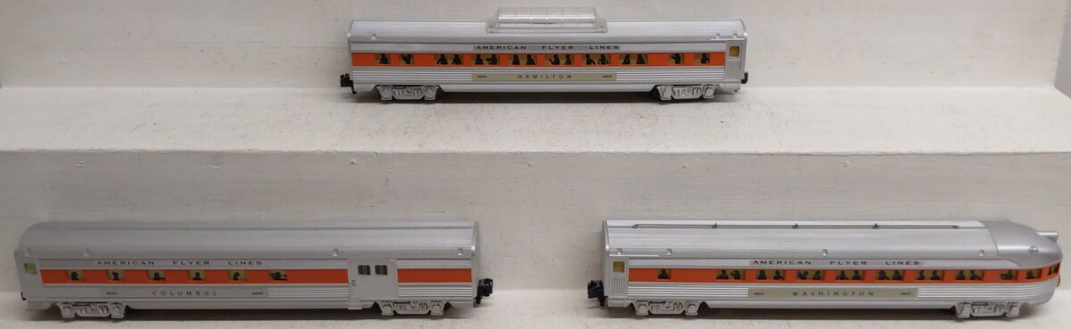 American Flyer 6-49605 S Gauge New Haven Passenger Cars (Set of 3) VG/Box