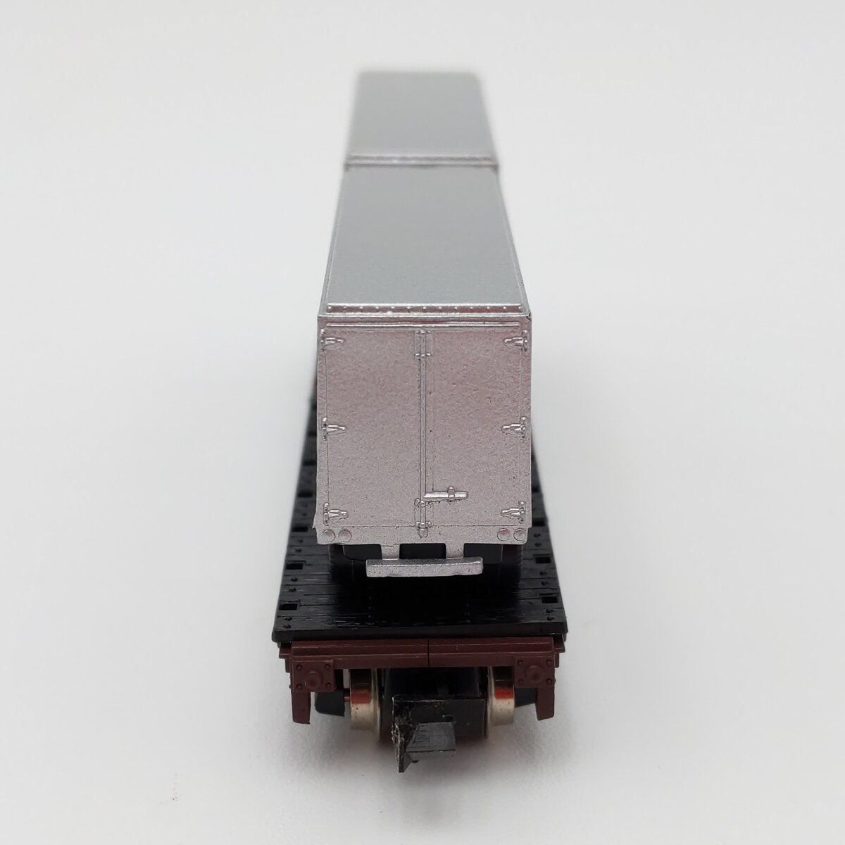 Atlas 3743 N Scale Louisville Nashville Flatcar w/ Two Piggyback Trailers #24186 EX/Box